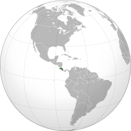 Costarica cartina