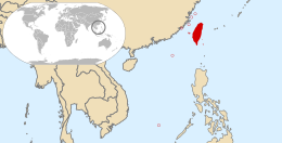 Taiwan cartina