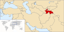 Tajikistan cartina
