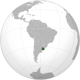 Uruguay cartina